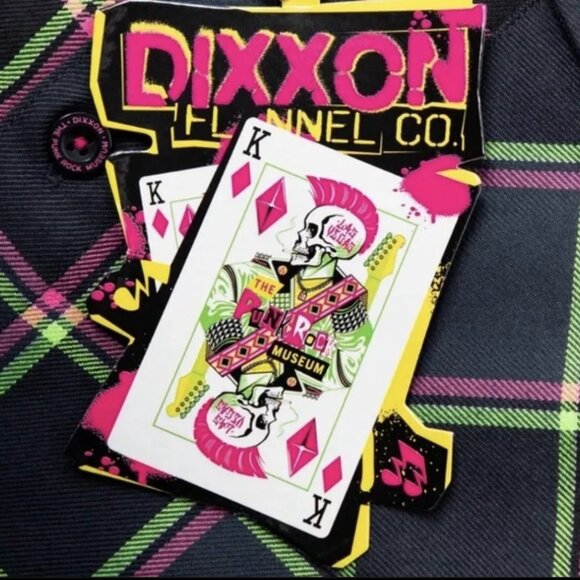Dixxon Flannel Company The Punk Rock Museum Collab Shirt, Men's XLARGE, BNIB - Picture 4 of 5